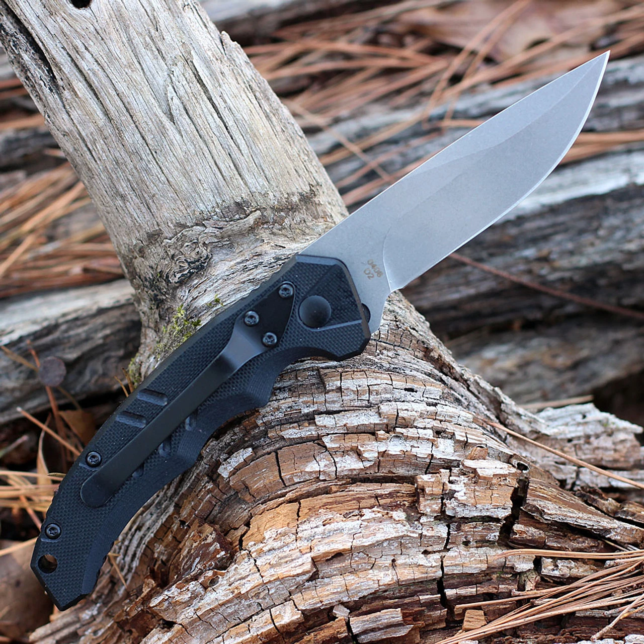 Boker Plus Intention II Automatic Blk G-10 (3.2" D2 SW) 01BO482 2 Boker Plus Intention II Automatic Blk G-10 (3.2" D2 SW) 01BO482 - Image 2