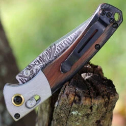 Benchmade 15085 Limited Edition Artist Series - Bull Elk ( 15085-2201 ) -Hot Sale Knife Store 15085 2201.2 70978.1662490956