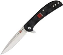 Al Mar Ultralight Hawk Linerlock 4122, 2.75" Stainless, Plain Blade, FRN Handle