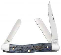 Case Medium Stockman 23112 Gray Bone Standard Jigged Handle (6318 SS)