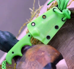 CRKT Minimalist Bowie Gears CR2387G, 2.125" 8Cr13MoV 3D Print Satin Blade, Glow In The Dark Handle/Sheath -Hot Sale Knife Store 2383.3 57158.1580922417