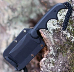 CRKT 2383K Minimalist Cleaver Blackout, 2.13" 5Cr13MoV Stonewashed Fixed Blade, Black G10 Handle W/ Polypropylene Sheath -Hot Sale Knife Store 2383K.2 90954.1612456919