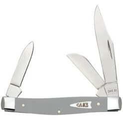 Case Medium Stockman 32593 Gray Synthetic Bone Handle (4344 SS)