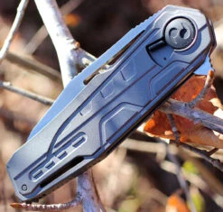 CRKT 5040 Raikiri Dew Hara Field Strip Linerlock, 3.75 In Whancliff Plain Blade, Cold Forged Aluminum Handle -Hot Sale Knife Store 5040.2 34108.1667398488