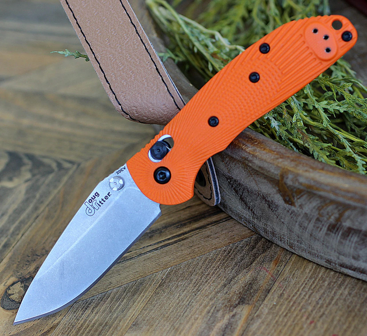 Doug Ritter Mini-RSK® MK1-G2 Knifeworks Exclusive - Orange/ Stonewashed. 1 Doug Ritter Mini-RSK® MK1-G2 Knifeworks Exclusive - Orange/ Stonewashed.
