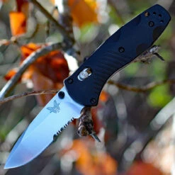 Benchmade Mini Barrage A/O - Blk Valox (2.91" CPM-154CM) 585S
