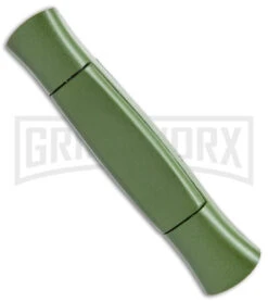 AKC 077 Concord NATO Military Green OTF Automatic Knife - Black Plain -Hot Sale Knife Store AKC 077 Concord OTF Auto NATO Military Green Black Flat BHQ 50796 jr side large