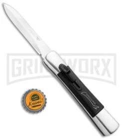 AKC Concord Polish/Black OTF Automatic Knife - Dagger Satin Plain 7 AKC Concord Polish/Black OTF Automatic Knife - Dagger Satin Plain -Hot Sale Knife Store AKC Concord Dagger OTF Auto Polish Black Satin BHQ 92038 jr bottlecap large