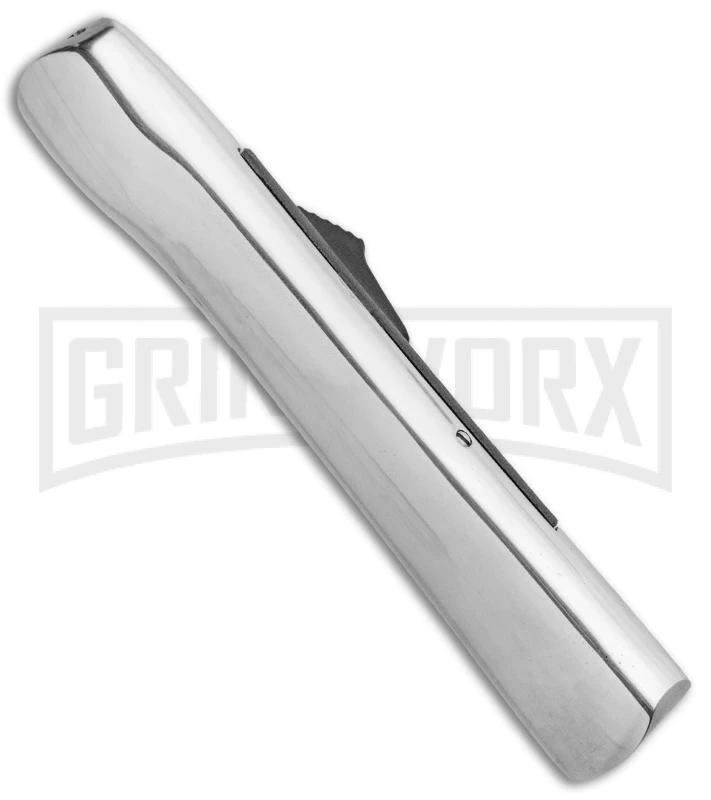 AKC Concord Polish/Black OTF Automatic Knife - Dagger Satin Plain 3 AKC Concord Polish/Black OTF Automatic Knife - Dagger Satin Plain - Image 3