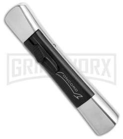 Hot Sale Knife Store -Hot Sale Knife Store AKC Concord Polish Black OTF Automatic Knife Satin Plain GX 41618 hd spine large