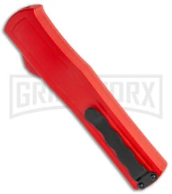 AKC F-20 Red D/A OTF Automatic Knife - Satin Plain 6 AKC F-20 Red D/A OTF Automatic Knife - Satin Plain -Hot Sale Knife Store AKC F 20 DA Dagger OTF Auto Red Satin BHQ 140483 jr side large