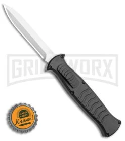 AKC X-treme EVO Black OTF Automatic Knife - Satin Plain Dagger 7 AKC X-treme EVO Black OTF Automatic Knife - Satin Plain Dagger -Hot Sale Knife Store AKC X treme EVO OTF Automatic Knife Black 3.5 Satin Dagger BHQ 119723 LS Bottlecap large