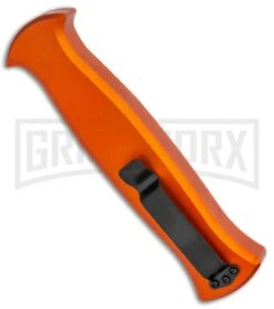 AKC X-treme EVO Orange OTF Automatic Knife - Black Plain 6 AKC X-treme EVO Orange OTF Automatic Knife - Black Plain -Hot Sale Knife Store AKC X treme Evo Auto Orange Black BHQ 105416 jr side large