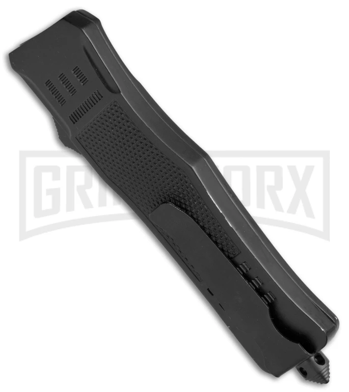 Atomic Defender Large OTF Automatic Knife Black - Serr Two Tone Tanto 3 Atomic Defender Large OTF Automatic Knife Black - Serr Two Tone Tanto - Image 3