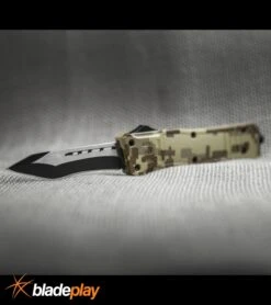 Atomic Defender Large OTF Automatic Knife Tan Digi Camo - Two Tone Recurve Tanto 11 Atomic Defender Large OTF Automatic Knife Tan Digi Camo - Two Tone Recurve Tanto -Hot Sale Knife Store Atomic Defender Recurve Tanto Tan Camo OTF TT 6PA20 55CA BP 19789 jr lifestyle large