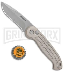 Boker Magnum Speedmaster Champagne Automatic Knife - Bead Blast Plain 8 Boker Magnum Speedmaster Champagne Automatic Knife - Bead Blast Plain -Hot Sale Knife Store Boker Magnum DP Auto Champagne BB 01BO007 BHQ 0099 jr bottlecap large