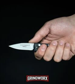 Boker Mini Kalashnikov Gray Automatic Knife - Black Serr 9 Boker Mini Kalashnikov Gray Automatic Knife - Black Serr -Hot Sale Knife Store Boker Mini Kalashnikov Automatic Knife Black Bead Blast 01KALS73 BHQ 10758 kp in hand web large