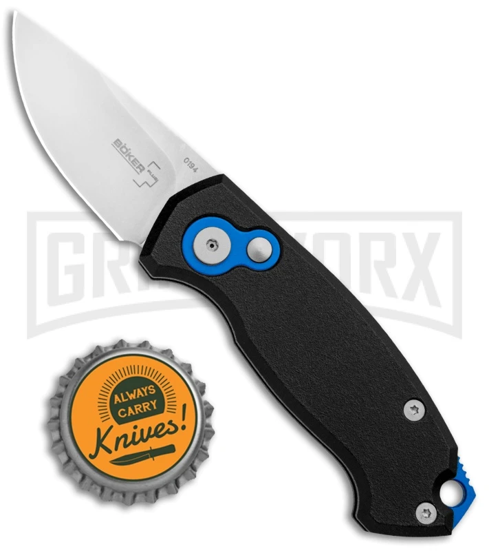 Boker Vox Kompakt CA Legal Automatic Knife - Drop Point Stonewash Plain 4 Boker Vox Kompakt CA Legal Automatic Knife - Drop Point Stonewash Plain - Image 4