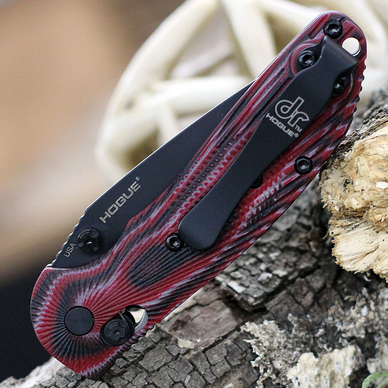 Doug Ritter MINI-RSK® MK1-G2 Knifeworks Exclusive G-Mascus® Red G-10/Black Blade - Sprint Run 4 Doug Ritter MINI-RSK® MK1-G2 Knifeworks Exclusive G-Mascus® Red G-10/Black Blade - Sprint Run - Image 4