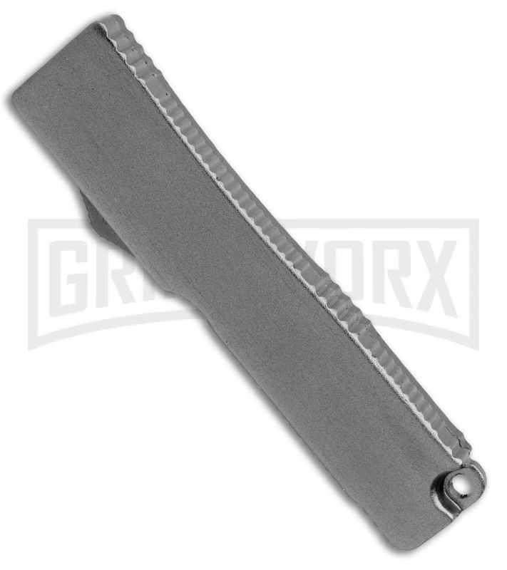 Firecracker Mini Gray HL D/A OTF Automatic Knife - Bead Blast Plain 3 Firecracker Mini Gray HL D/A OTF Automatic Knife - Bead Blast Plain - Image 3
