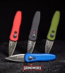 Kershaw Launch 4 Red Automatic Knife CA Legal - Damascus Plain -Hot Sale Knife Store Kershaw Launch 4 CA Legal Automatic Knife Blue BHQ91856 kp burnt log round web large