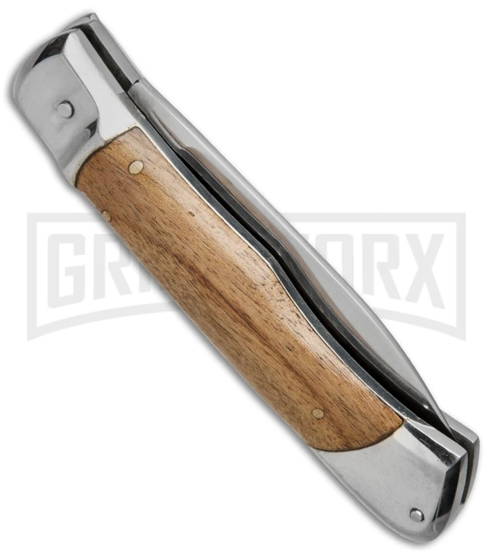 Zlatoust Russian Lever Lock Automatic Knife - Satin Plain 3 Zlatoust Russian Lever Lock Automatic Knife - Satin Plain - Image 3