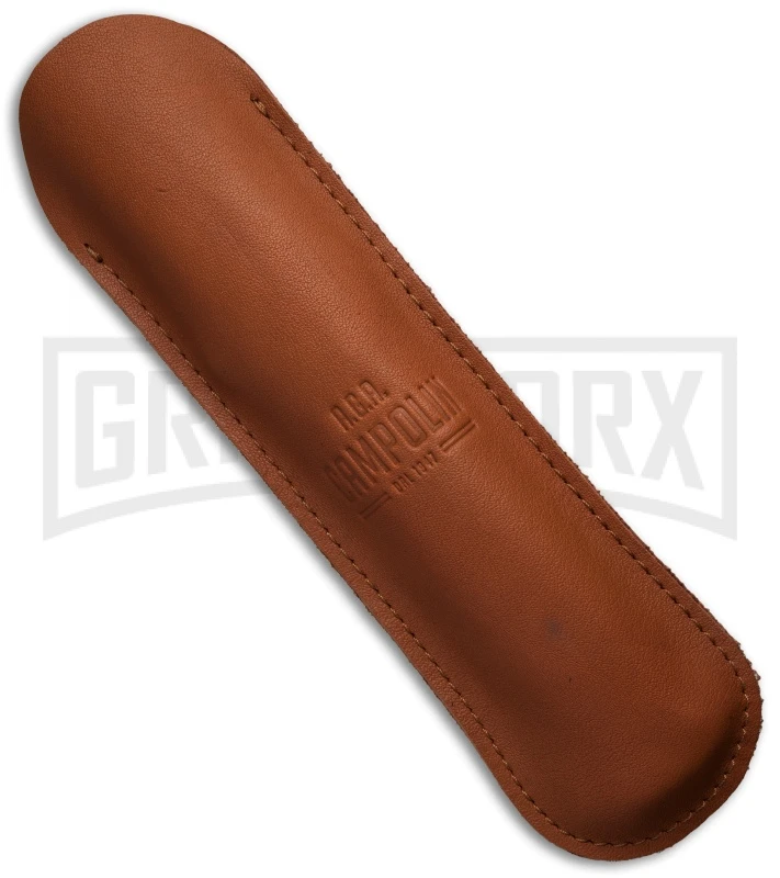 AGA Campolin 13" Stiletto Brass Swinguard Ebony Wood Automatic Knife - Bayonet 4 AGA Campolin 13" Stiletto Brass Swinguard Ebony Wood Automatic Knife - Bayonet - Image 4