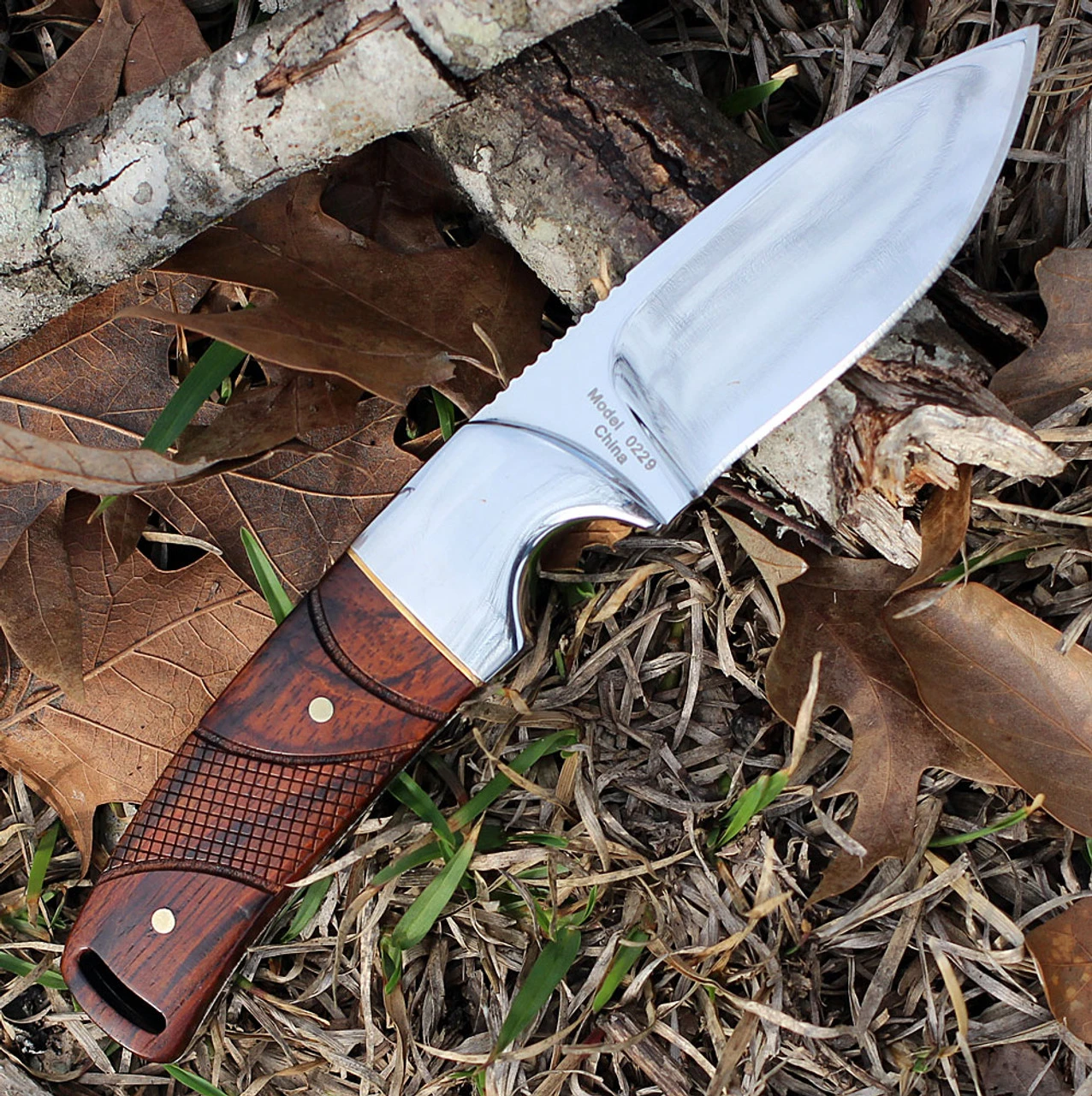 Browning Cocobolo Fixed Blade, 3." Stainless Plain Blade, Cocobolo Handle 2 Browning Cocobolo Fixed Blade, 3." Stainless Plain Blade, Cocobolo Handle - Image 2