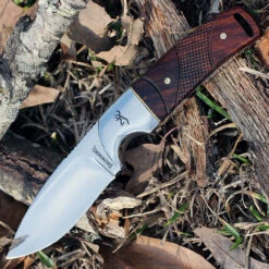 Browning Cocobolo Fixed Blade, 3." Stainless Plain Blade, Cocobolo Handle