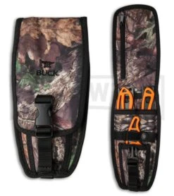 Buck Knives PakLite FieldMaster Knife Set With Mossy Oak Sheath - Orange -Hot Sale Knife Store buck paklite field master orange mossy oak 0141orsvp1 BHQ 35338 er sheath large