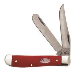 Case 13453 American Workman Mini Trapper, Smooth Red Synthetic(4207 SS)