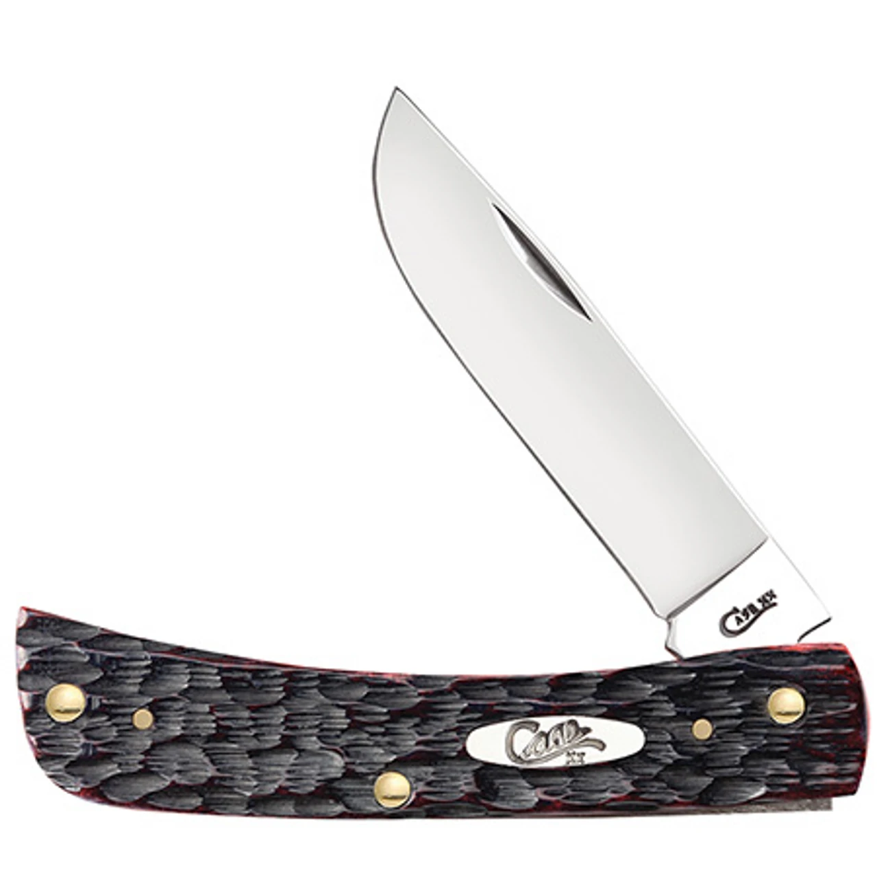 Case 27383 Sod Buster Jr, 3 5/8" Skinner Blades, Crimson Peach Seed Jig Bone Handle (6137 SS) 1 Case 27383 Sod Buster Jr, 3 5/8" Skinner Blades, Crimson Peach Seed Jig Bone Handle (6137 SS)